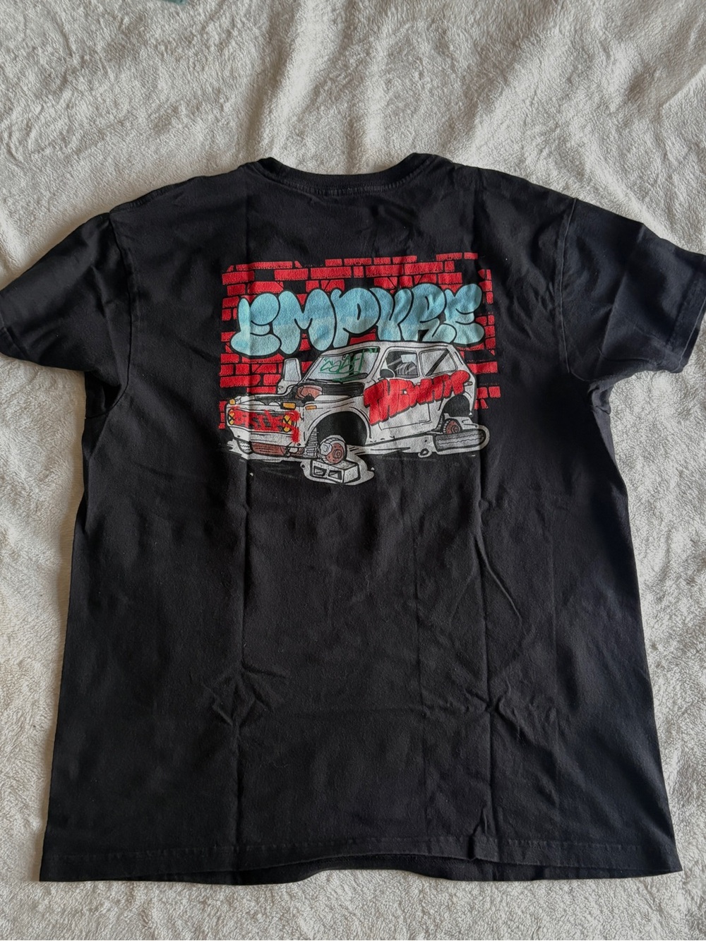 empyre black "the whip" baggy tee